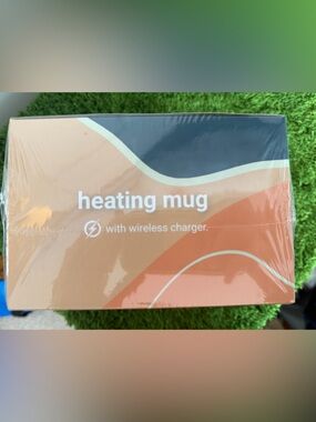 Cordless Heating Mug with Wireless Charger - Dark Green